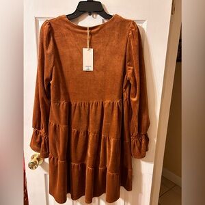 Fall Tiered Ruffle Dress